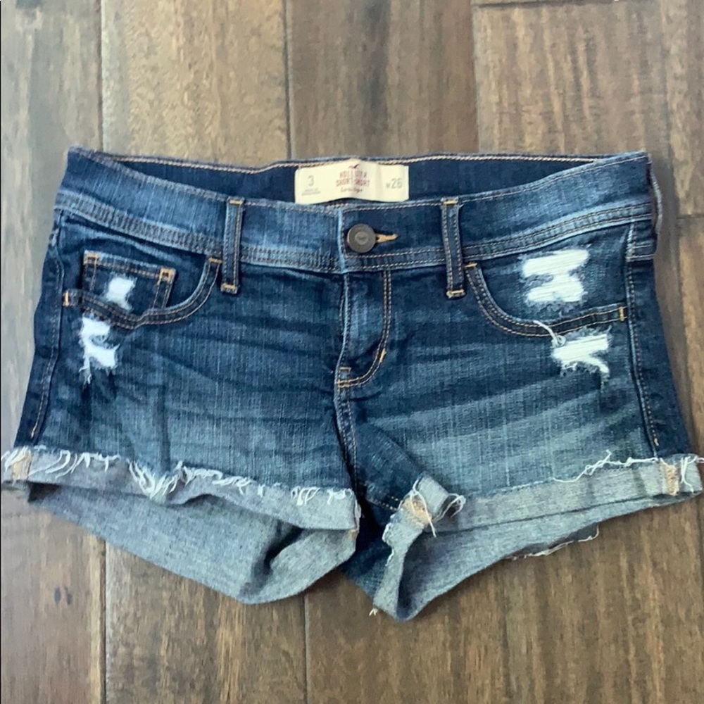 Hollister jean shorts